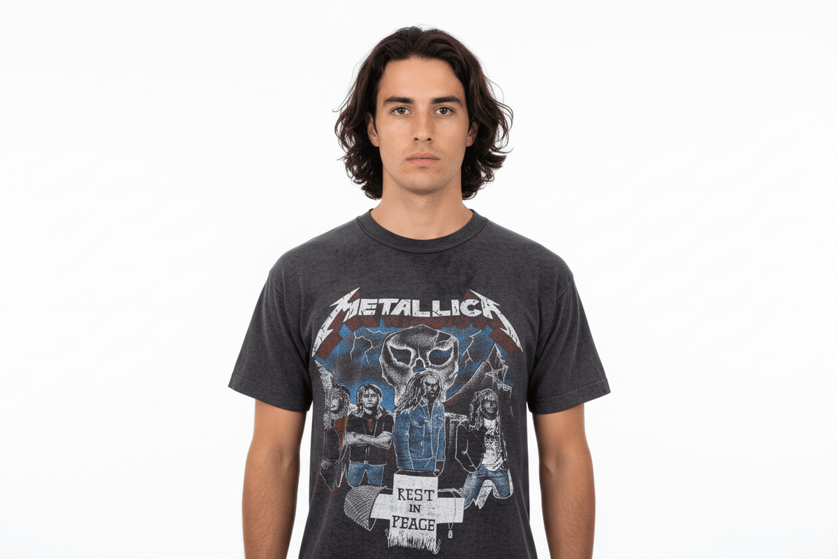 1987 Metallica Lives On Tour T-shirt product image 1