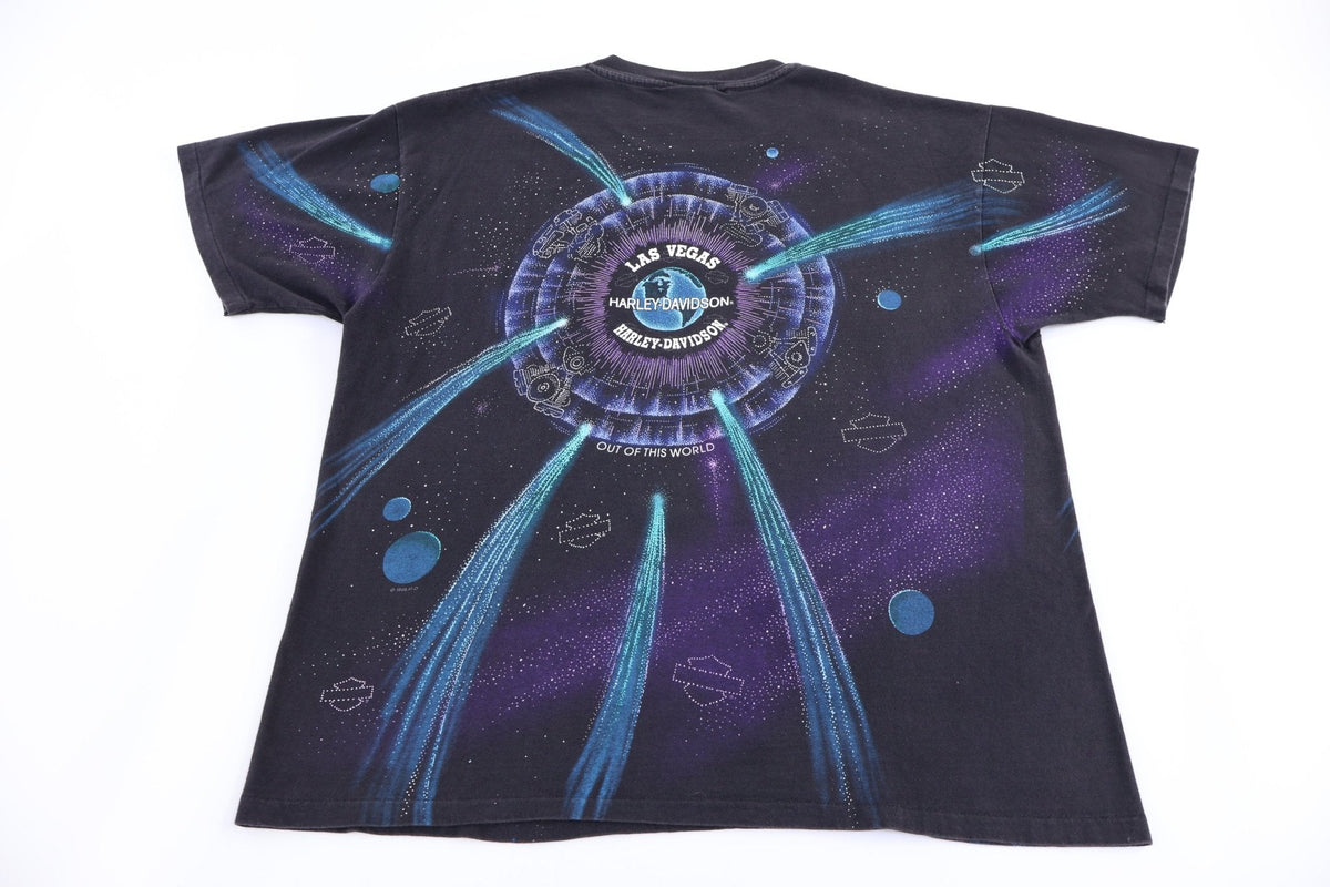 1995 Harley Davidson Motorcycles Galaxy Graphic T-shirt product image 2