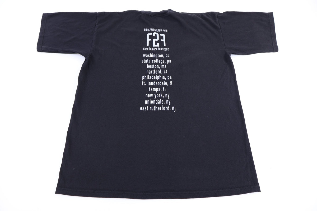 2002 Elton John & Billy Joel Face 2 Tour T-shirt product image 2