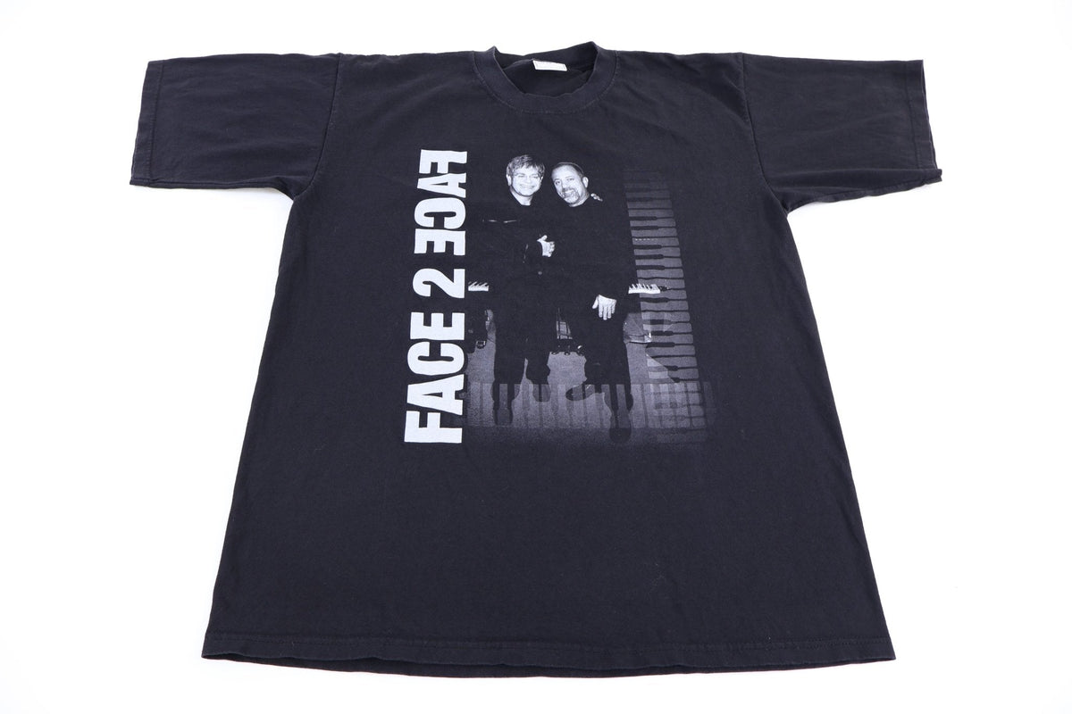 2002 Elton John & Billy Joel Face 2 Tour T-shirt product image 1