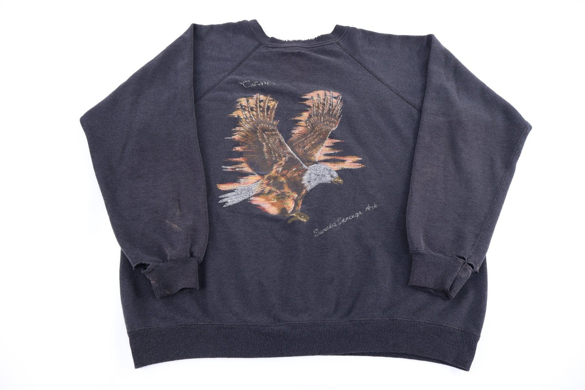 80's Arkansas Eagle Graphic Sweatshirt product image 1