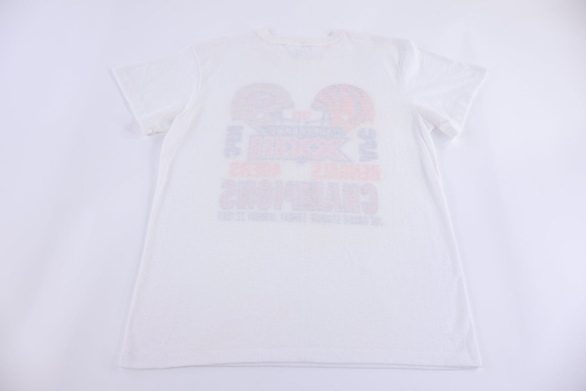 80's Bengals Vs 49ers Superbowl Football T-shirt product image 2
