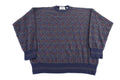 80's Idea Uomo Multipattern Knit Sweater
