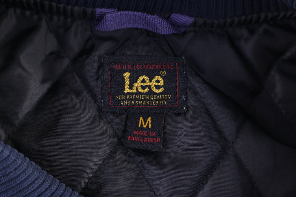 80's Lee Blue Corduroy Bomber Jacket product image 5