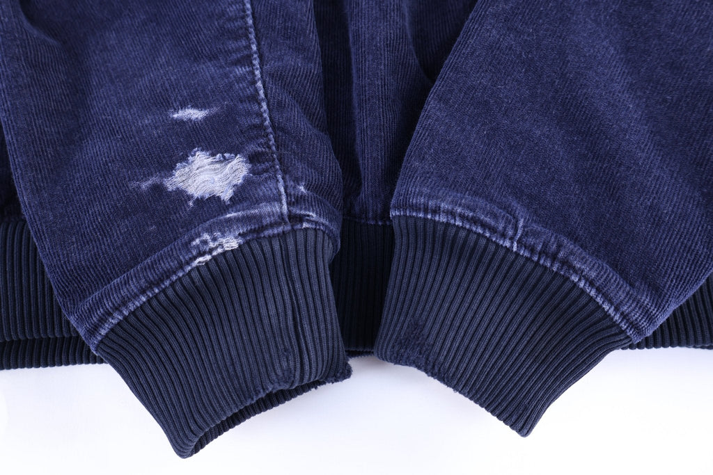 80's Lee Blue Corduroy Bomber Jacket product image 4