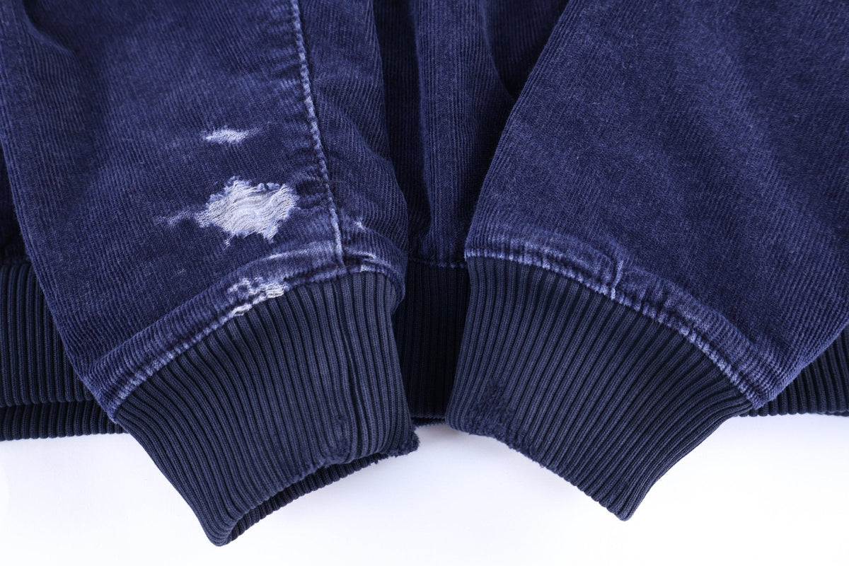80's Lee Blue Corduroy Bomber Jacket product image 4