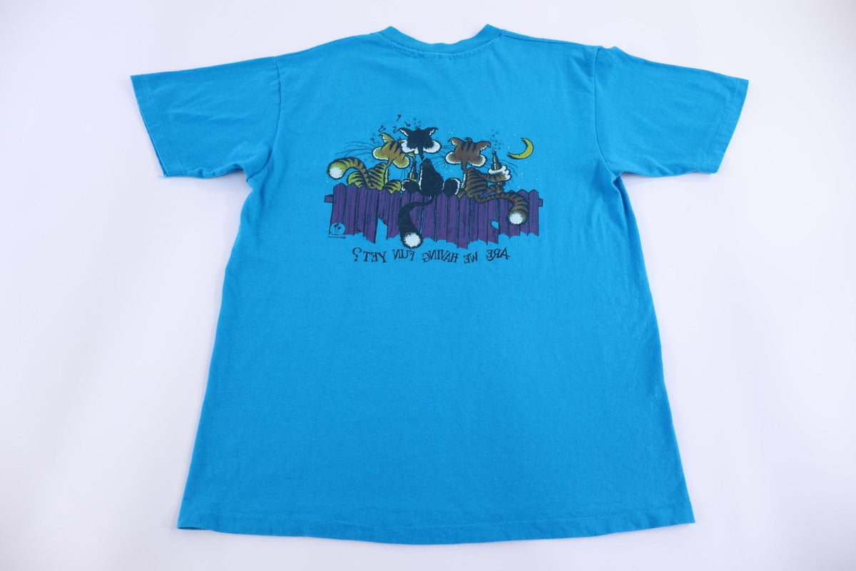 80's Monterey Cats Humor Graphic T-shirt product image 2