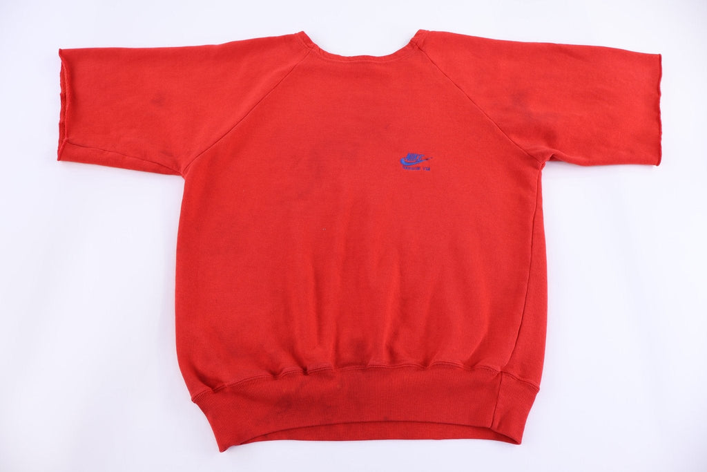 80's Nike Embroidered Logo Red Pullover