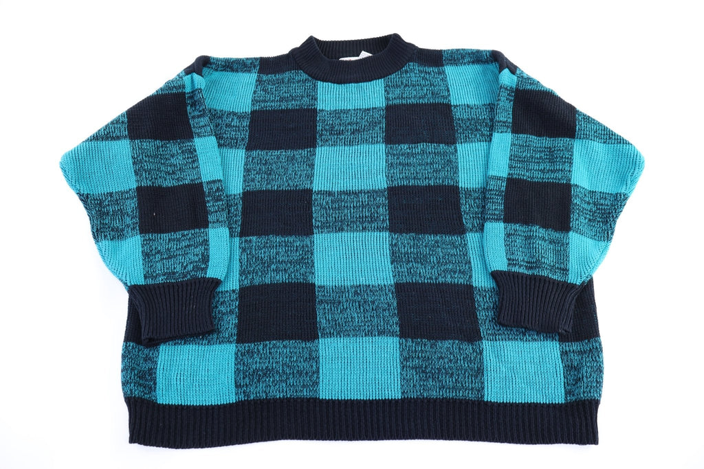 80's Ricki Multipatterned Knit Sweater