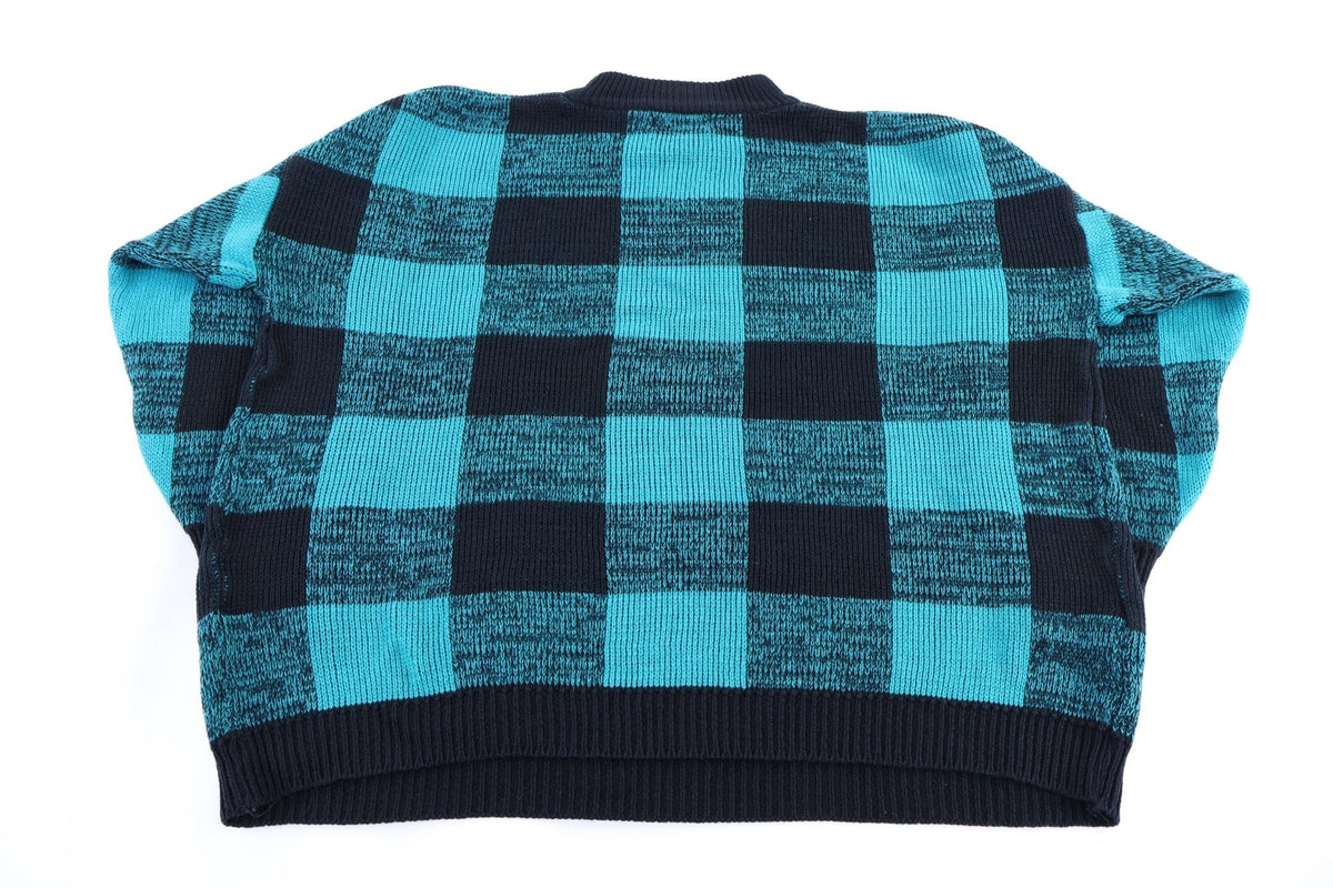 80's Ricki Multipatterned Knit Sweater