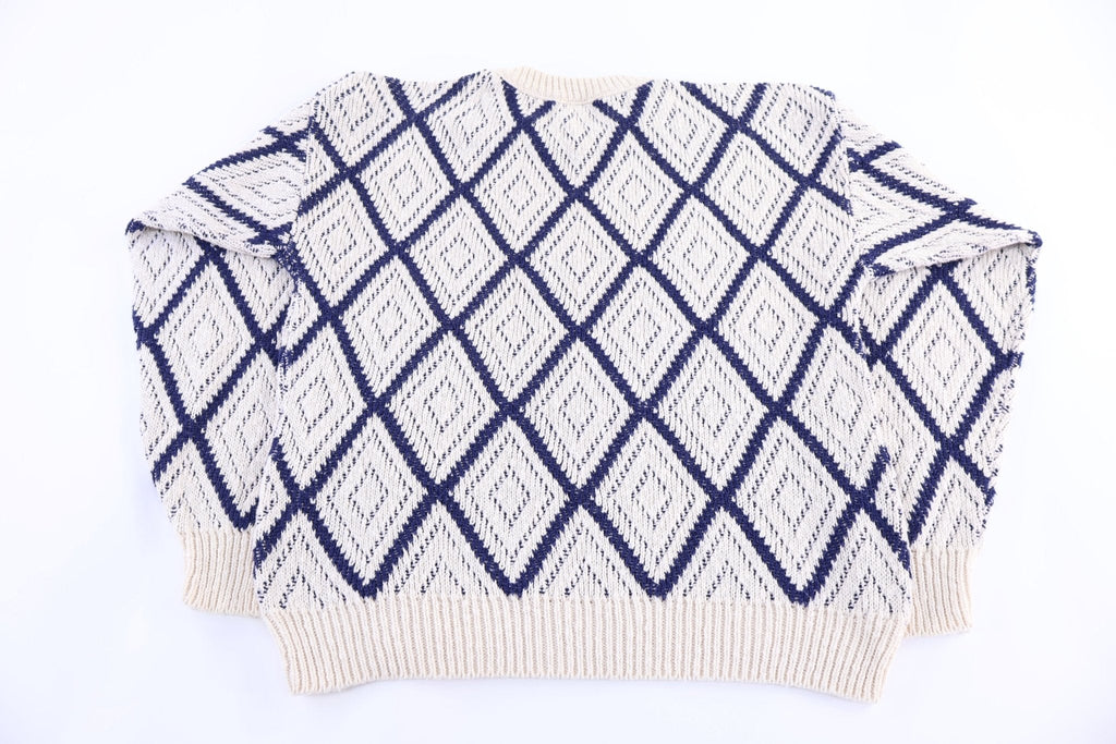 80's The Fox Multipattern Knit Sweater