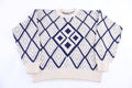 80's The Fox Multipattern Knit Sweater