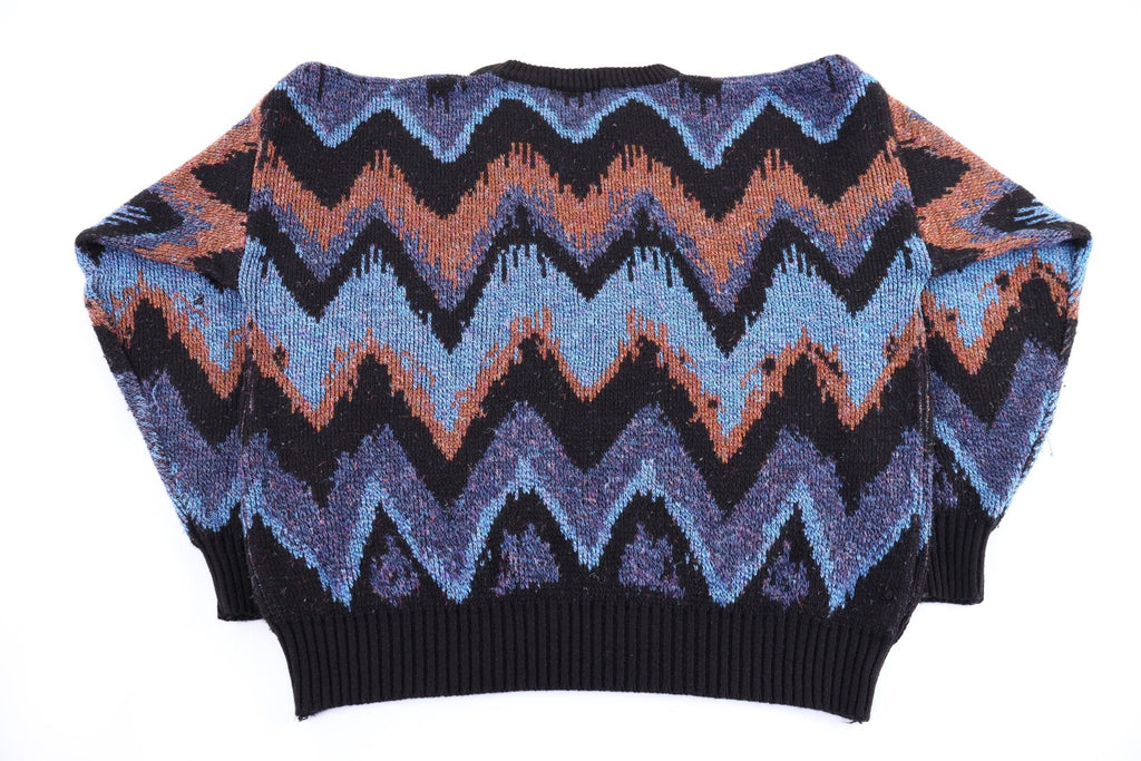 80's Uniform Code Multicolor Knit Sweater
