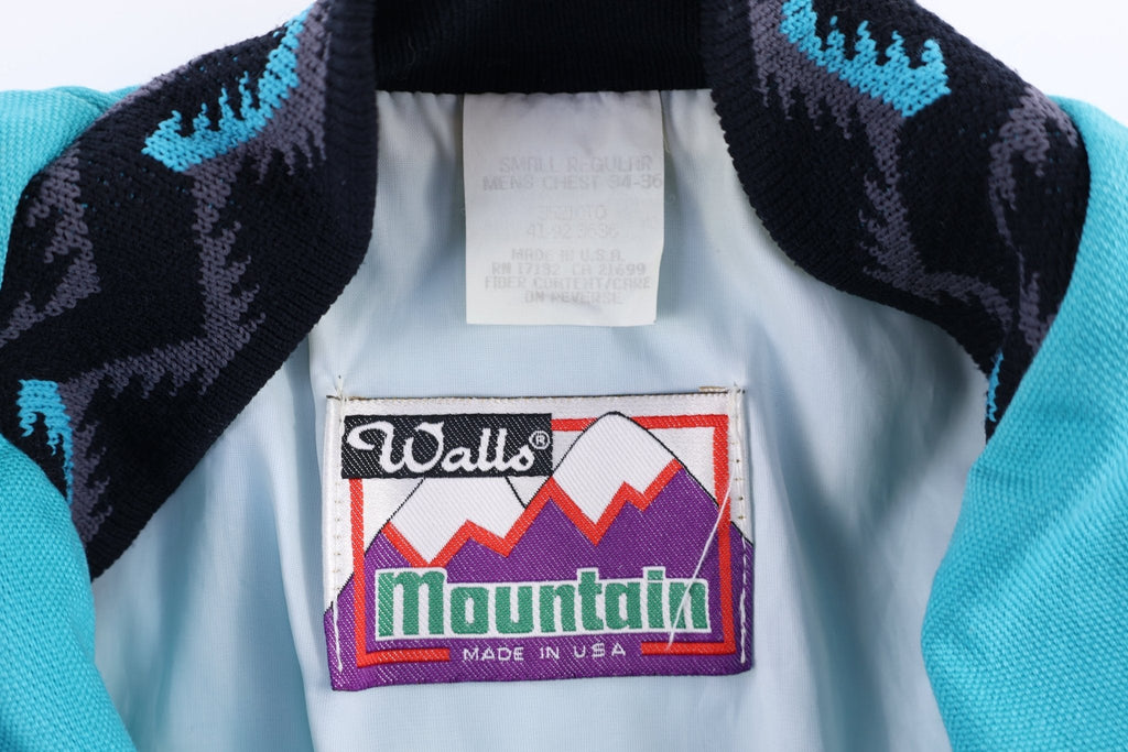 80's Wall's Aztec Pattern Full Zip Jacket product image 3