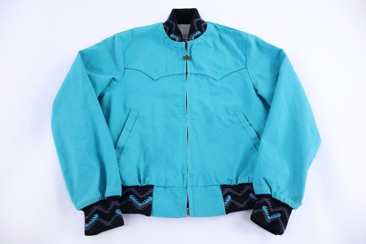 80's Wall's Aztec Pattern Full Zip Jacket product image 1