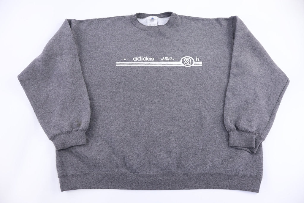 90's Adidas 3 Stripe Superiority Sweatshirt product image 1