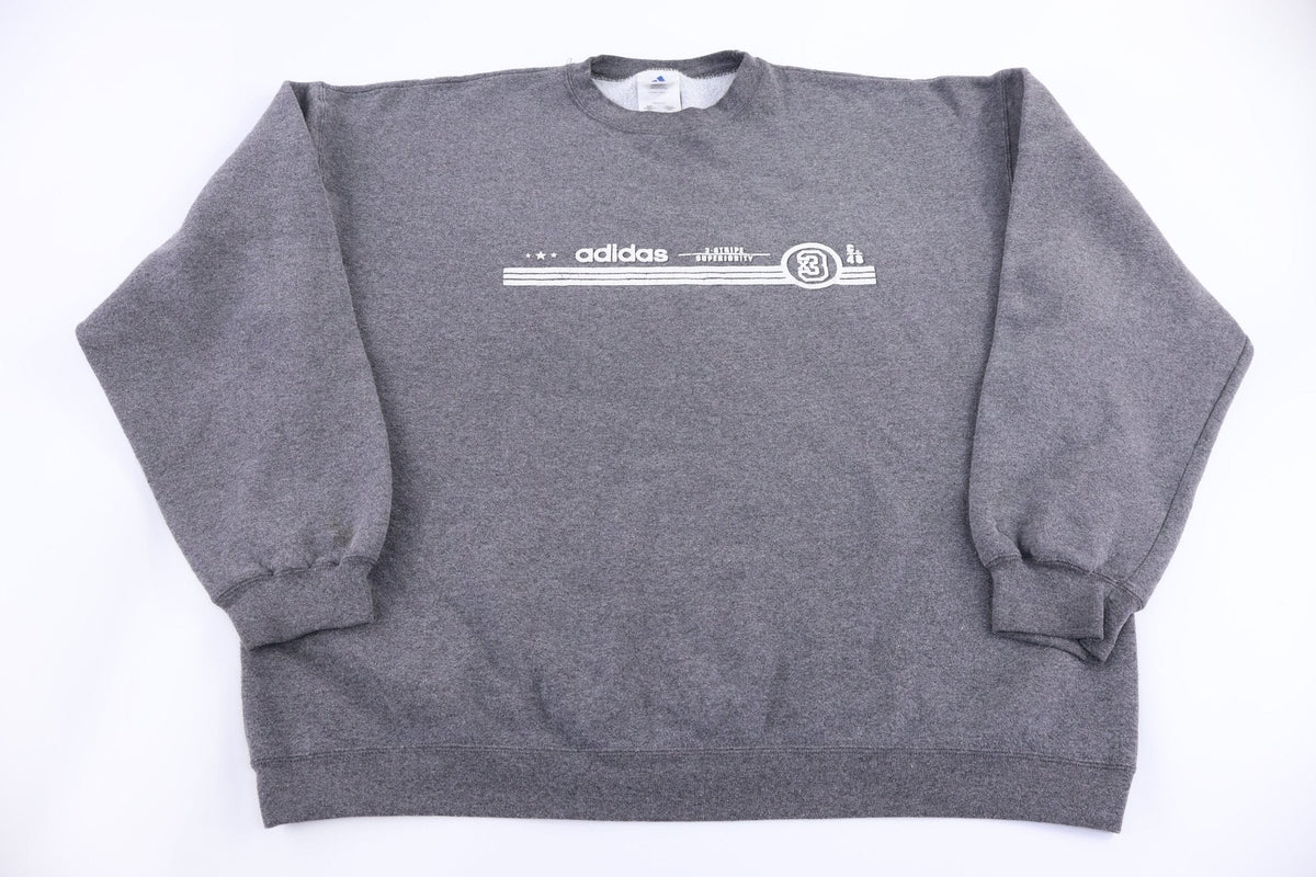 90's Adidas 3 Stripe Superiority Sweatshirt product image 1