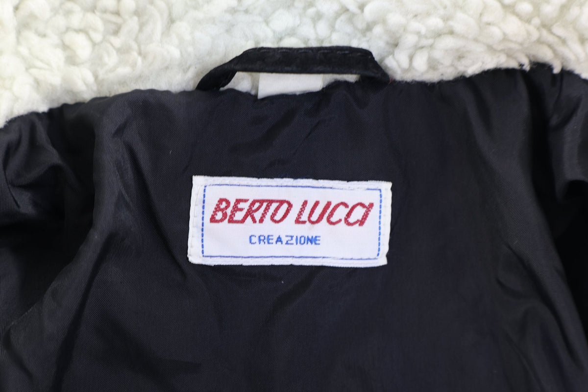 90's Berto Lucci Creazione Leather Suede Jacket product image 3