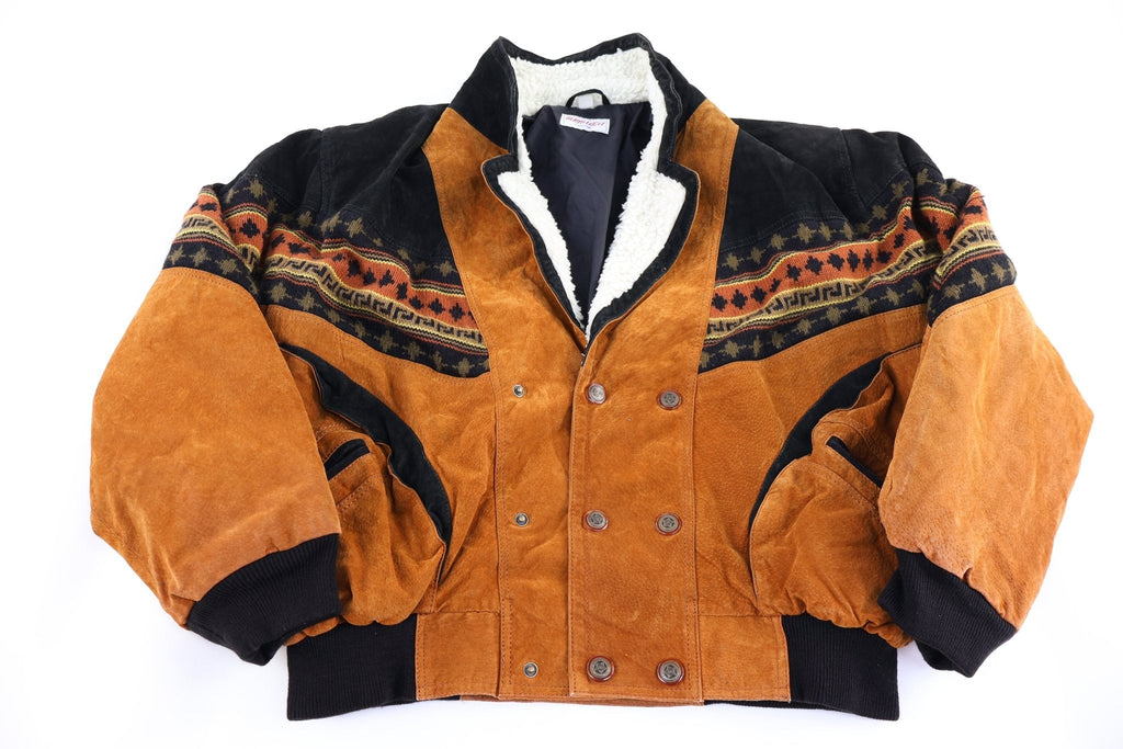 90's Berto Lucci Creazione Leather Suede Jacket product image 1