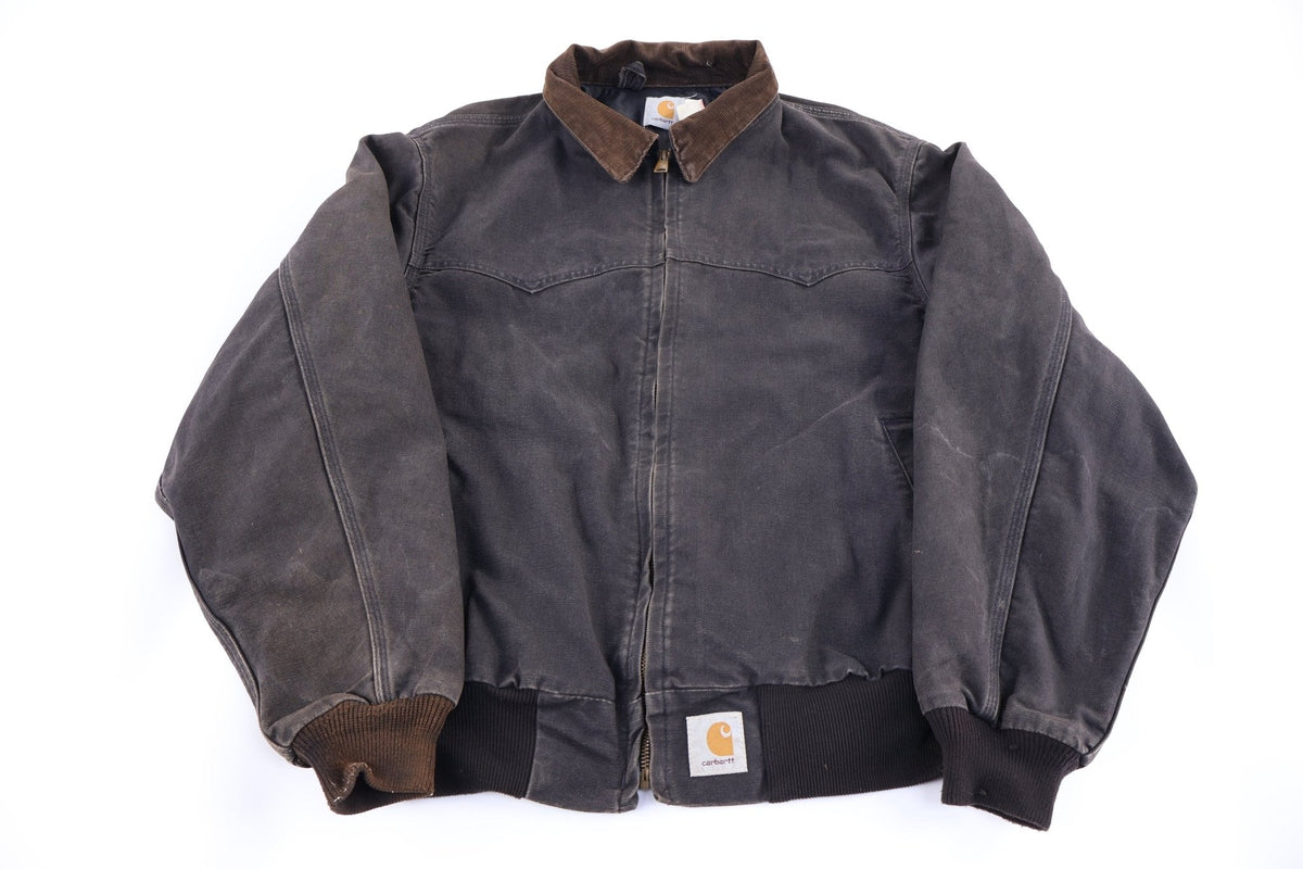 90's Carhartt Logo Patch Brown Santa Fe Jacket product image 1