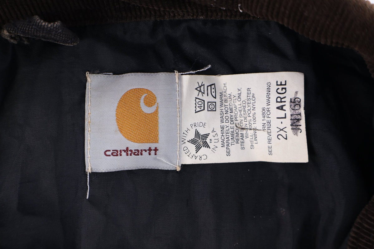 90's Carhartt Logo Patch Brown Santa Fe Jacket product image 3
