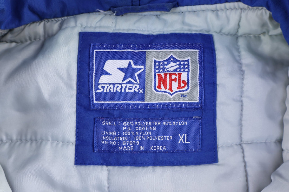 90's Dallas Cowboys Football Full Zip Puffer Jacket product image 3