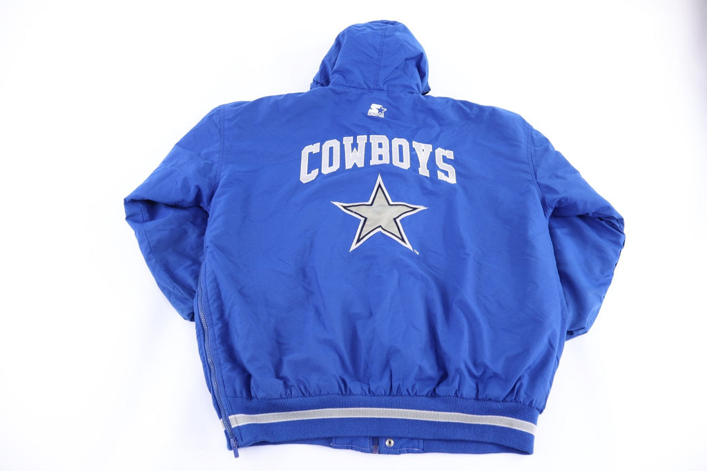 90's Dallas Cowboys Football Full Zip Puffer Jacket product image 2