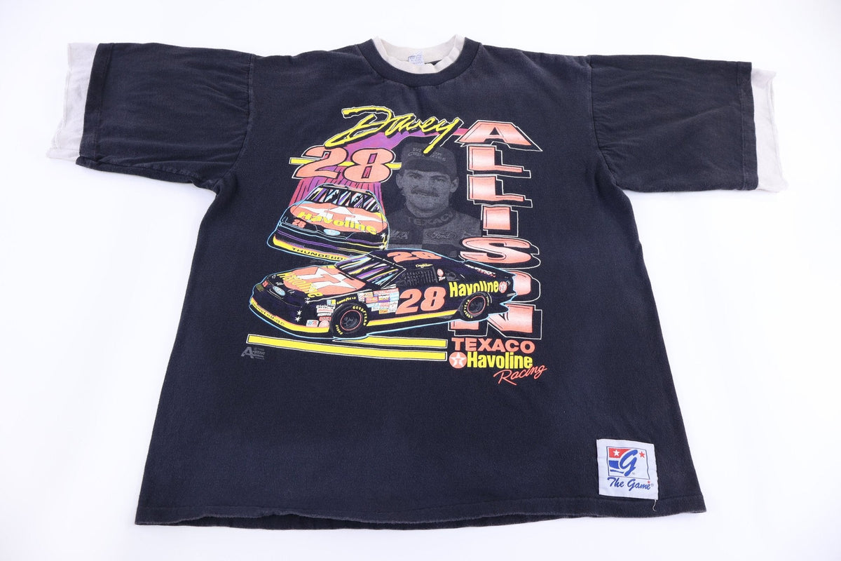 90's Davey Allison Racing Graphic T-shirt product image 1