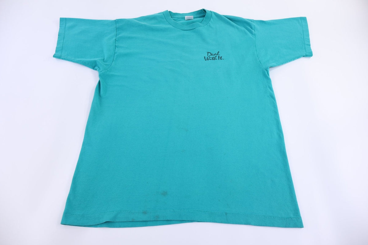 90's Elvis Is Dead Deal With It T-shirt product image 2