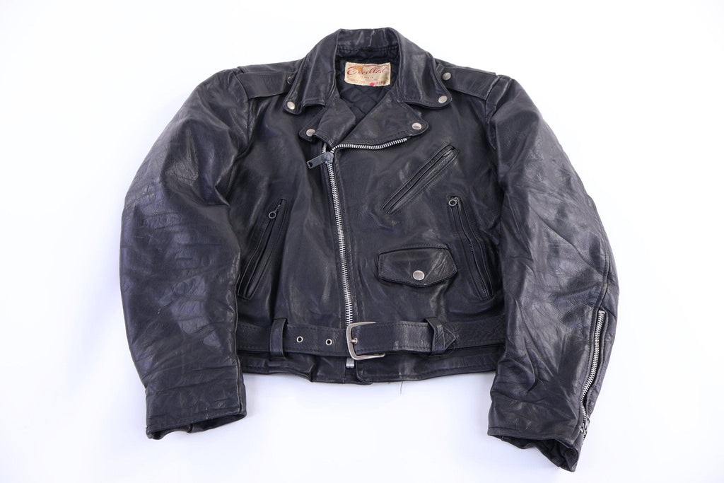 90's Excelled Black Leather Jacket product image 1