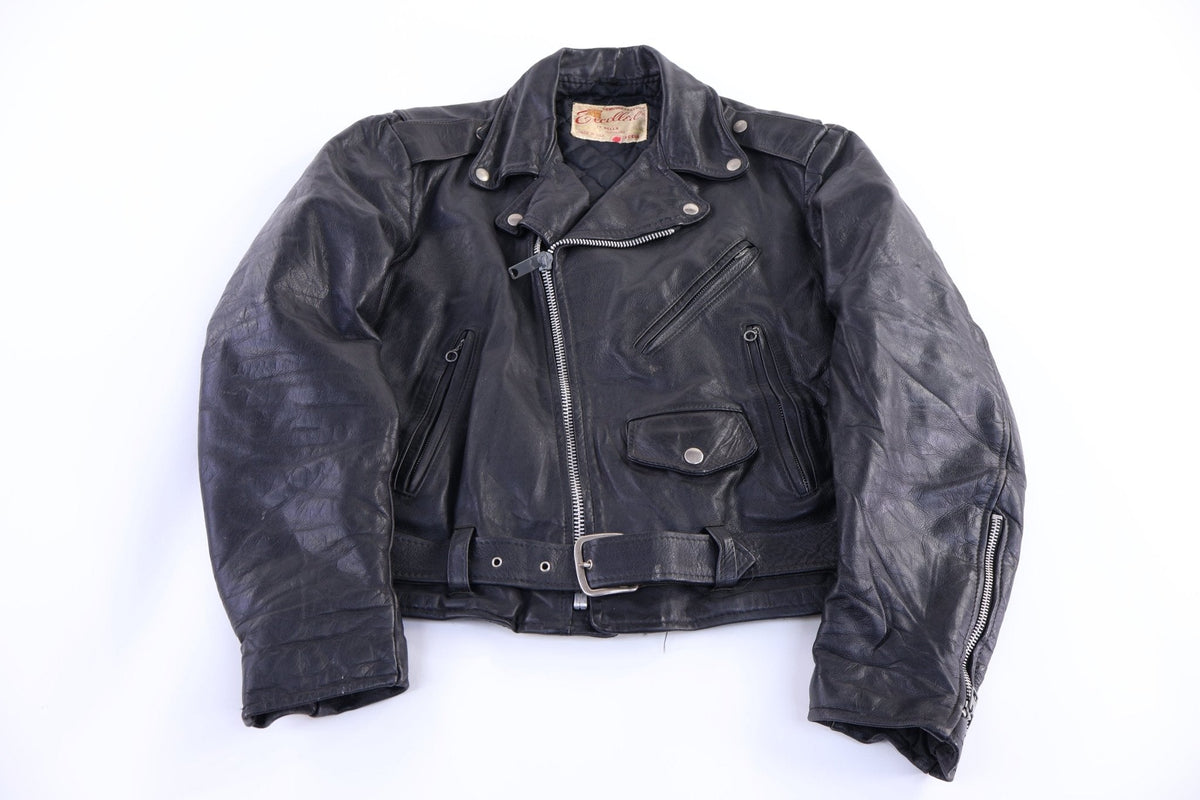 90's Excelled Black Leather Jacket product image 1