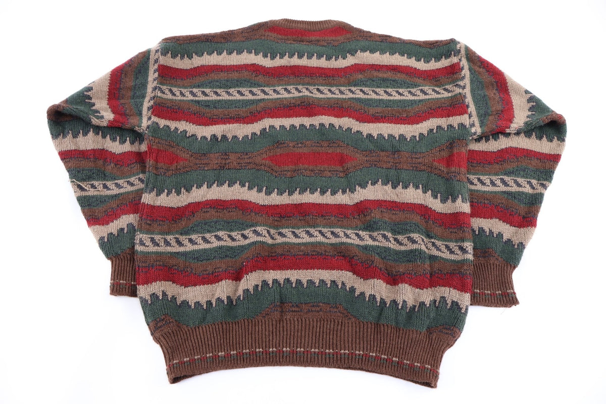 90's Florence Multipattern Knit Sweater