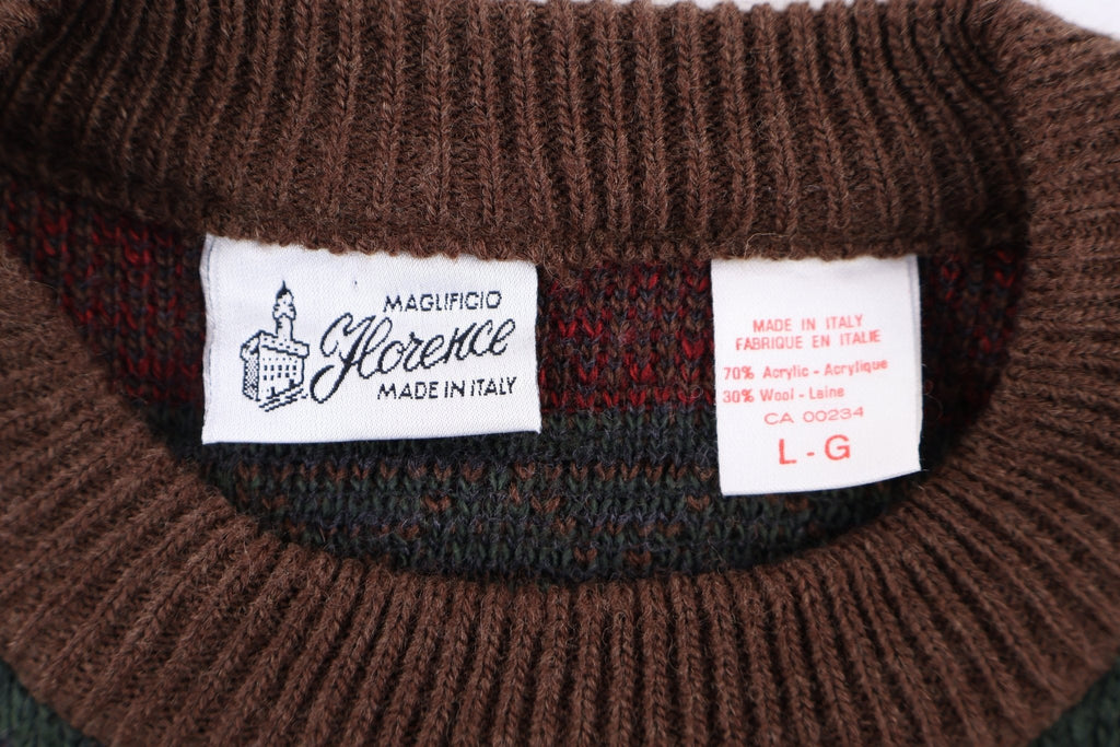 90's Florence Multipattern Knit Sweater