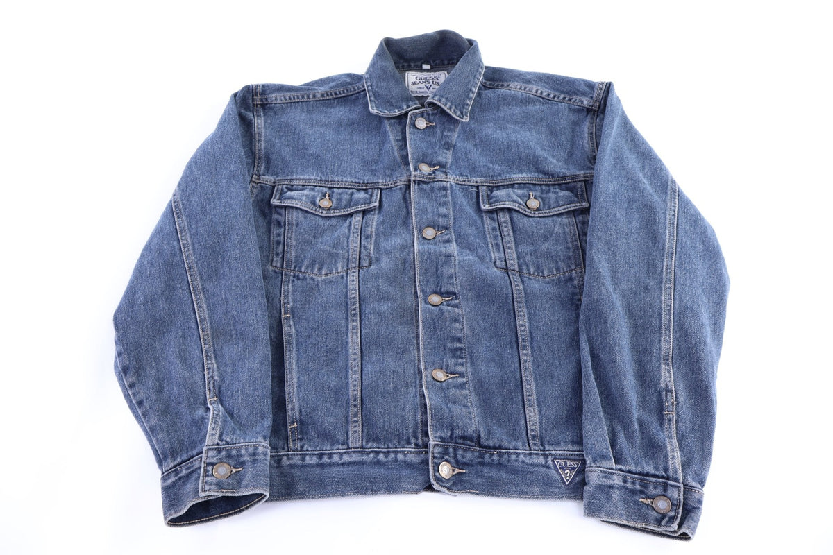 90's GUESS Jeans USA Dark Wash Denim Jacket product image 1
