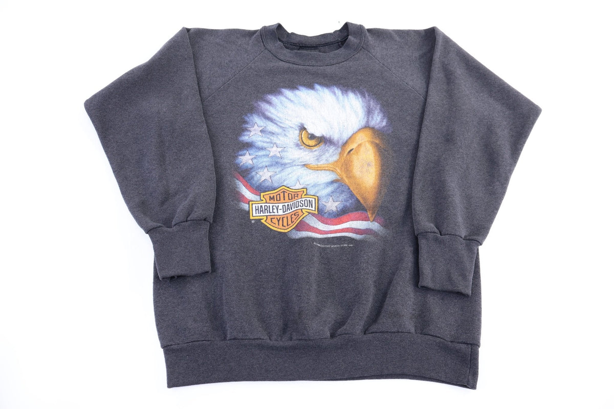 90's Harley Davidson Motorcycles 3D Emblem Sweatshirt product image 1