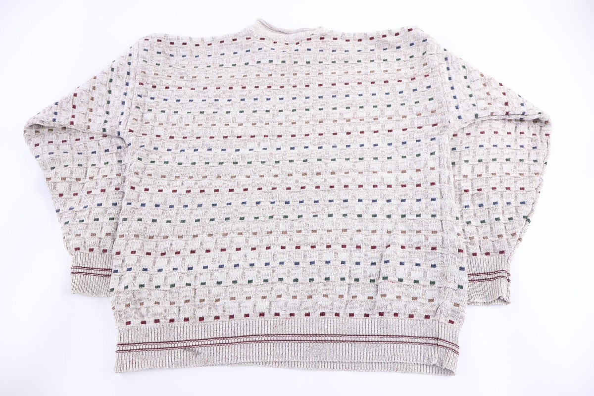 90's Jantzen Multipattern Knit Sweater