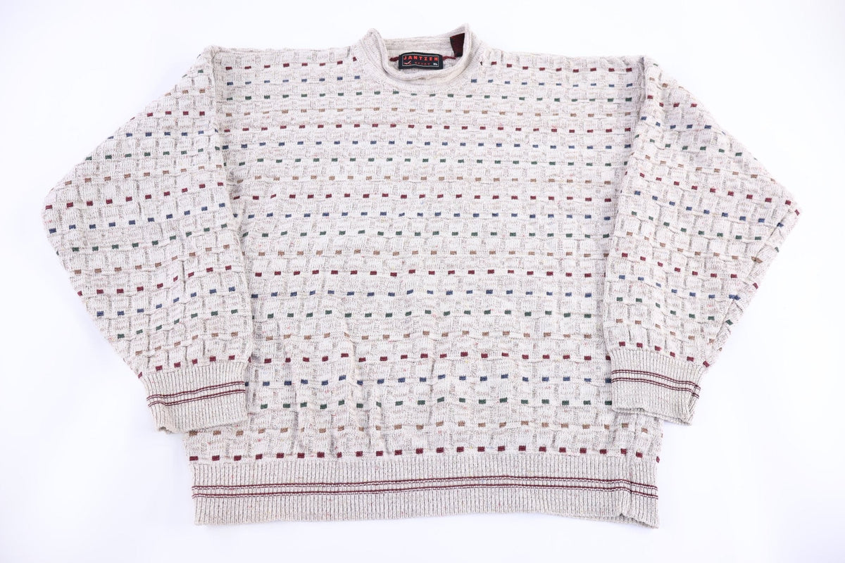 90's Jantzen Multipattern Knit Sweater