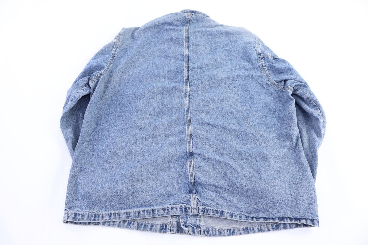 90's Lee Dungarees Light Wash Chore Jacket product image 2