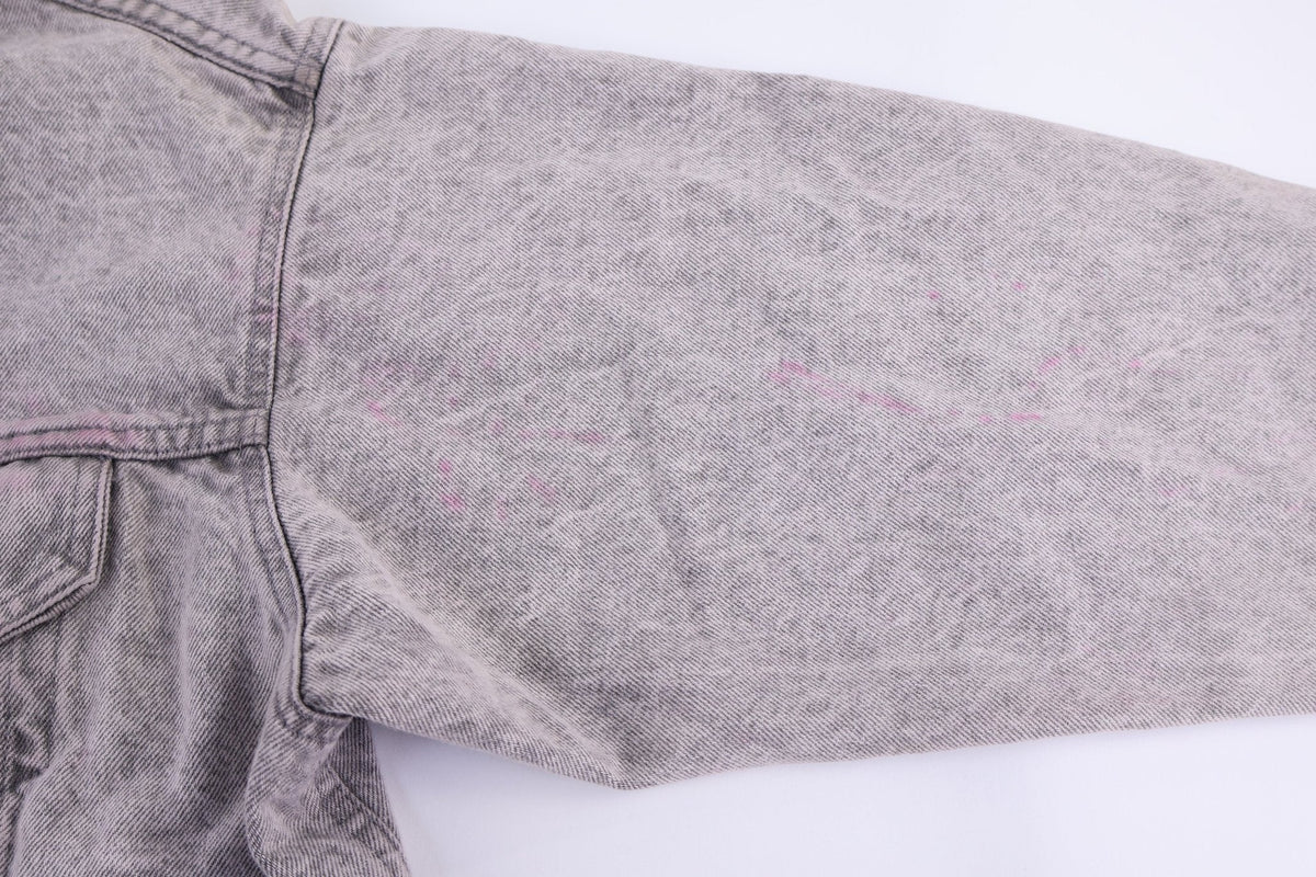 90's Levi's Grey Denim Trucker Jacket product image 4