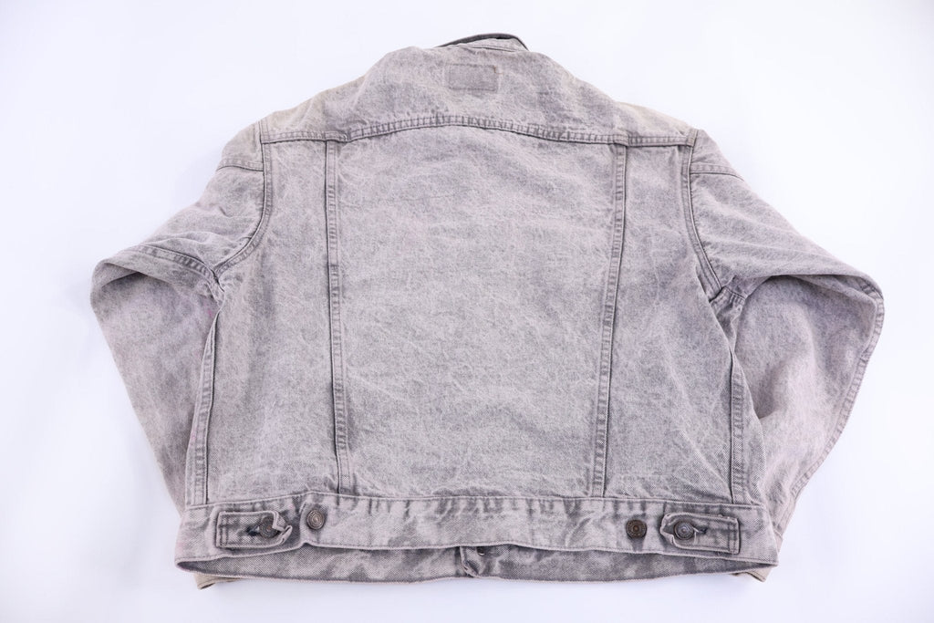 90's Levi's Grey Denim Trucker Jacket product image 2