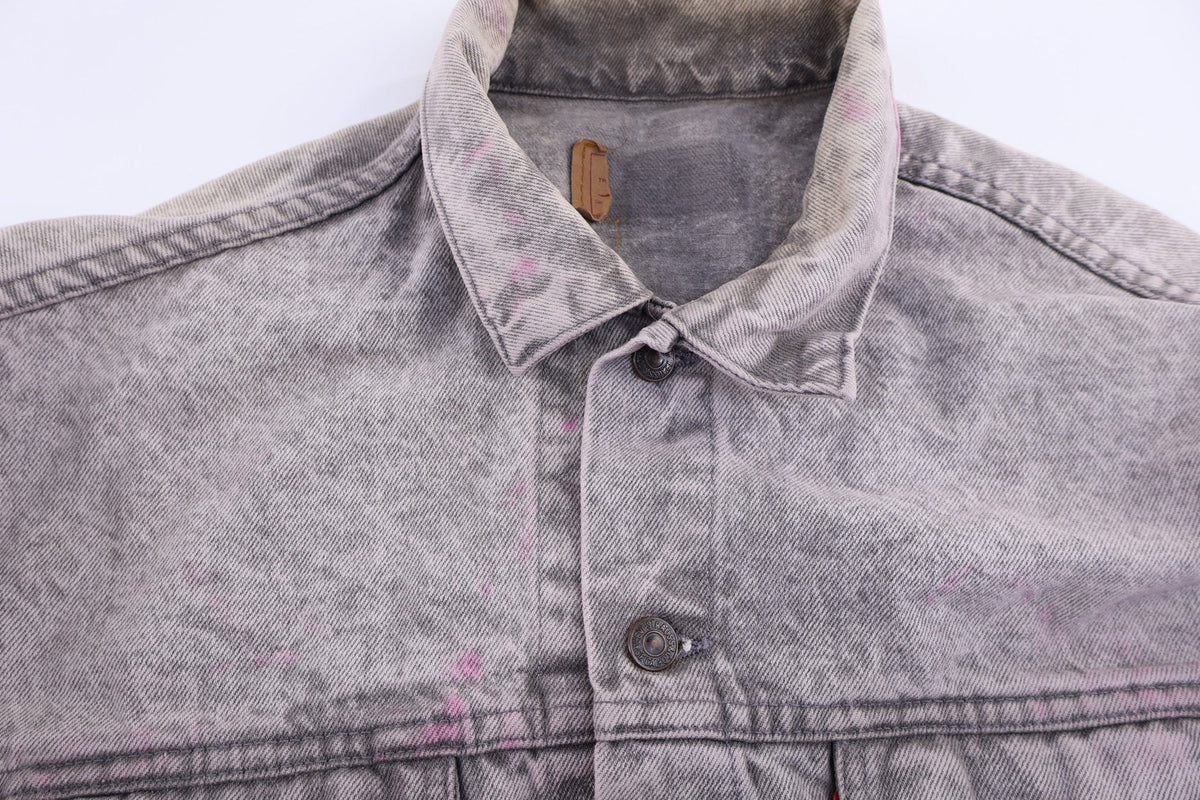 90's Levi's Grey Denim Trucker Jacket product image 3