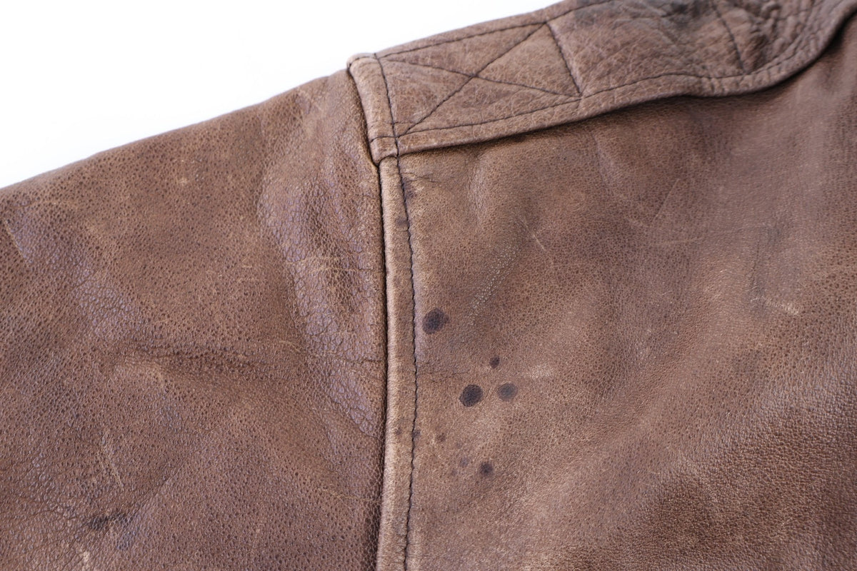90's Manzoor Brown Leather Jacket product image 3