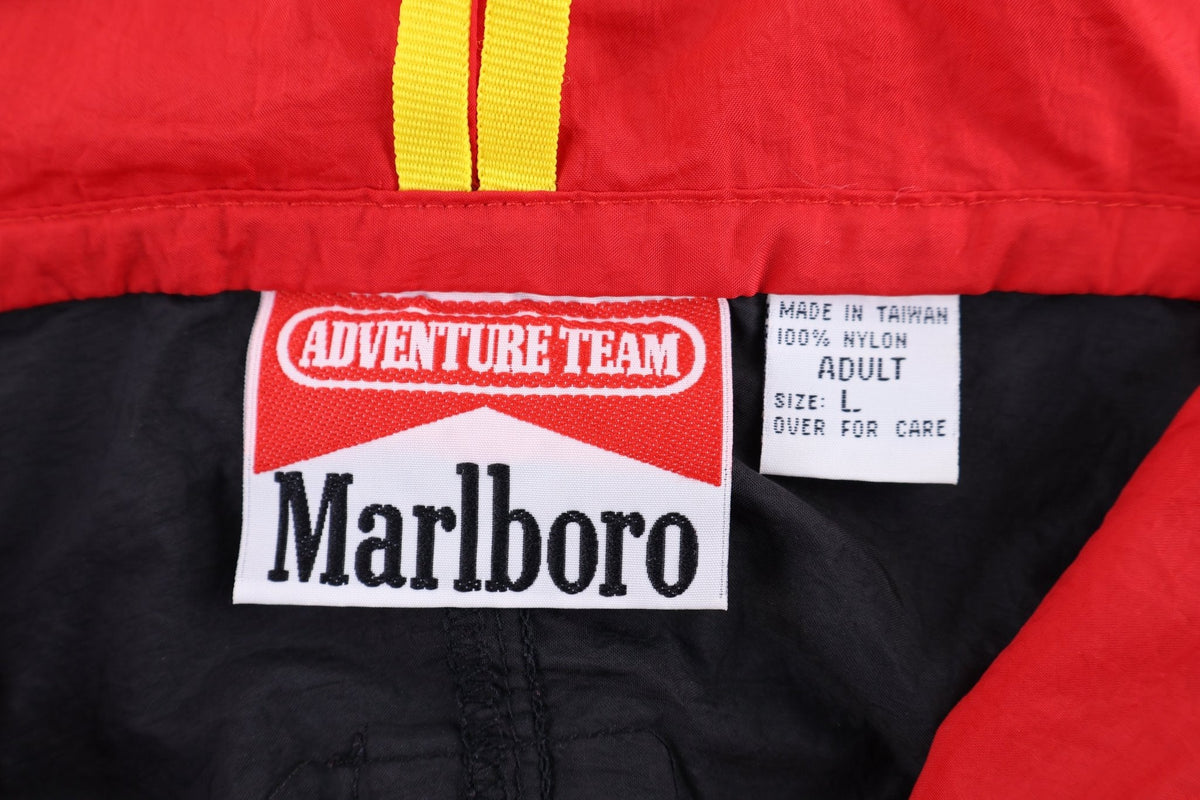 90's Marlboro Black & Red Pullover Windbreaker product image 3