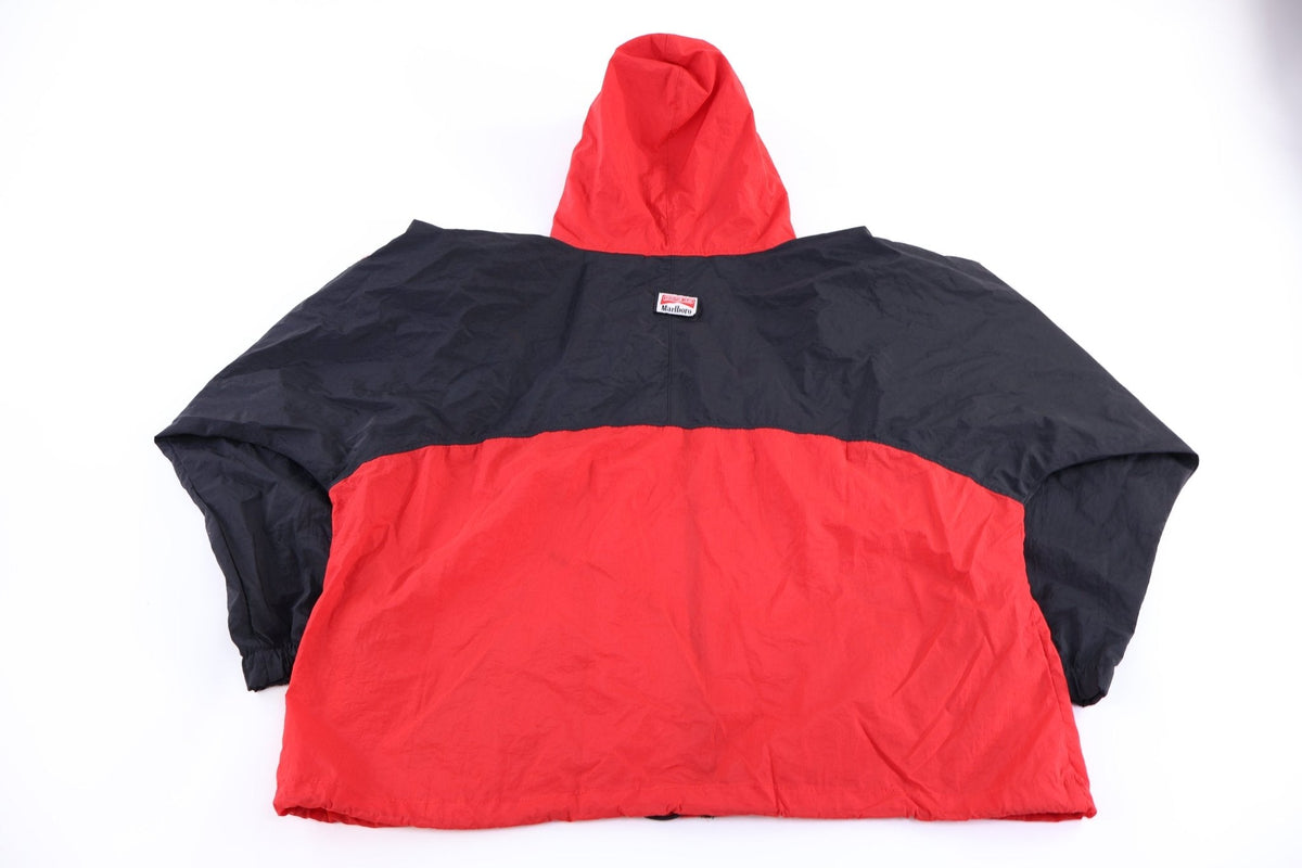 90's Marlboro Black & Red Pullover Windbreaker product image 2