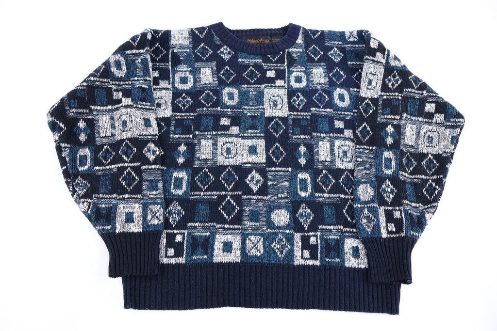 90's Michael Gerald Multipattern Knit Sweater