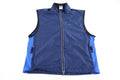 90's Nike Embroidered Logo blue full Zip Vest