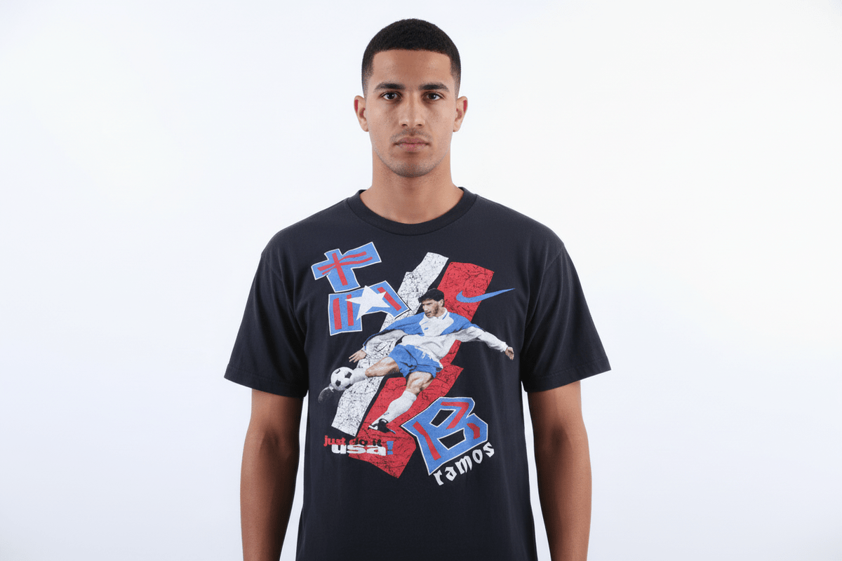 90's Nike Tab Ramos Soccer T-shirt product image 1