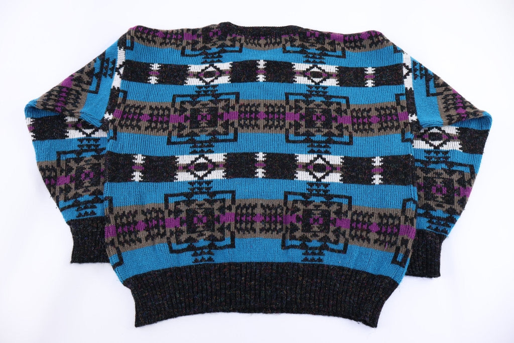 90's Penn's Landing Multipattern Knit Sweater