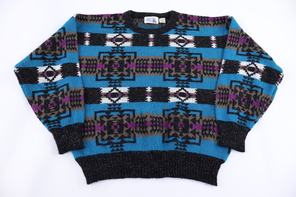 90's Penn's Landing Multipattern Knit Sweater
