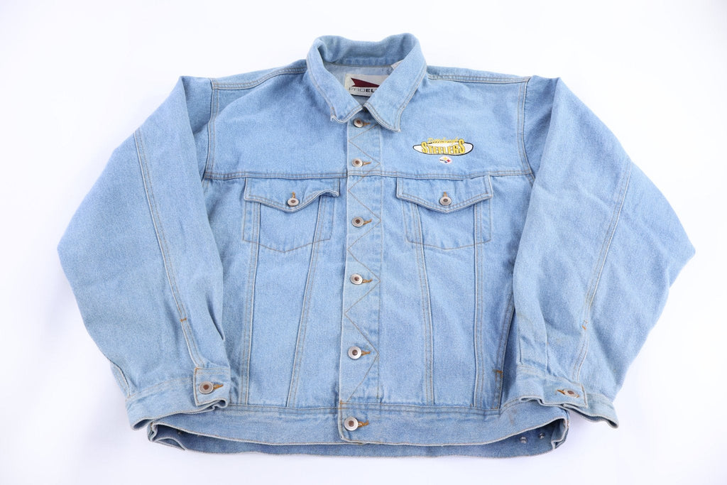 90's Pro Elite Light Wash Denim Jacket product image 1
